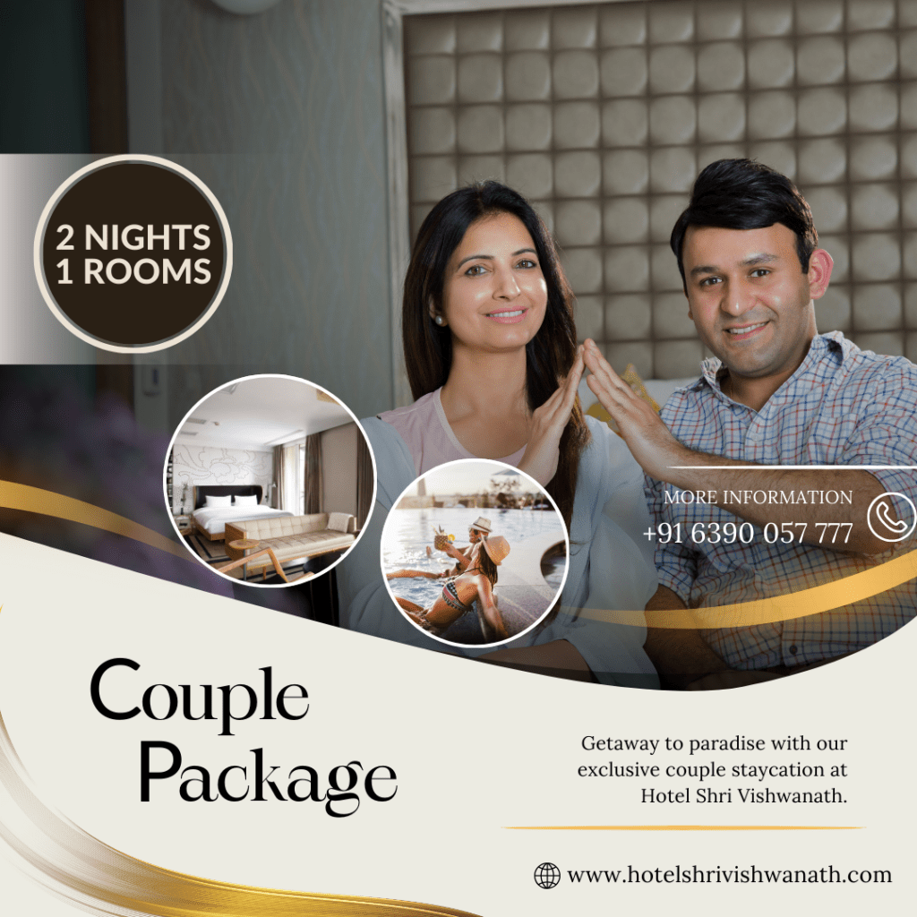 Gold Couple Romantic Honeymoon Staycation Social Media Post